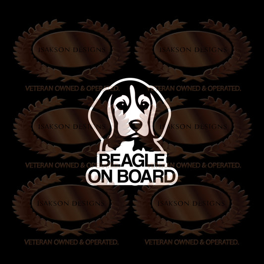 Beagle On Board Sticker