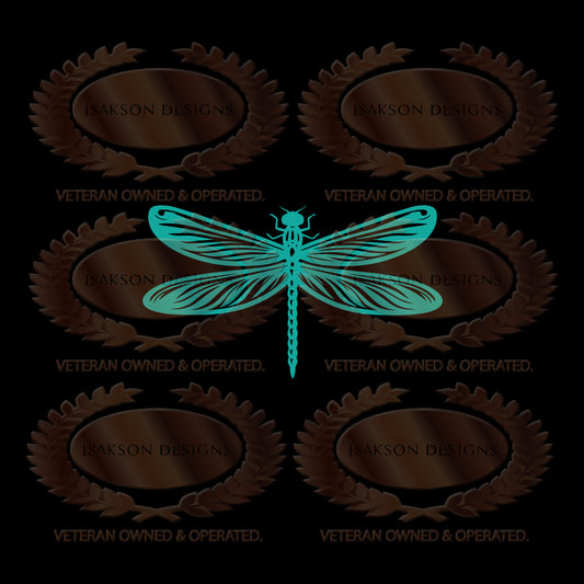 Dragonfly Decal Sticker Koi Pond Nature