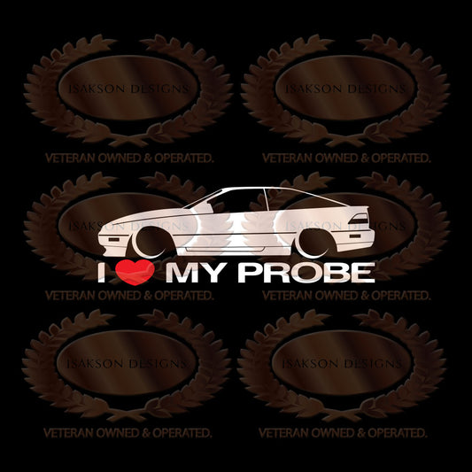 I Love My Ford Probe Gen 1 Sticker