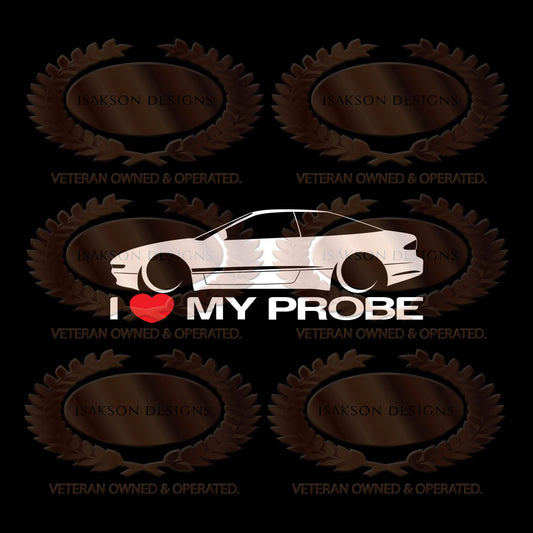 I Love My Ford Probe Gen 2 Sticker